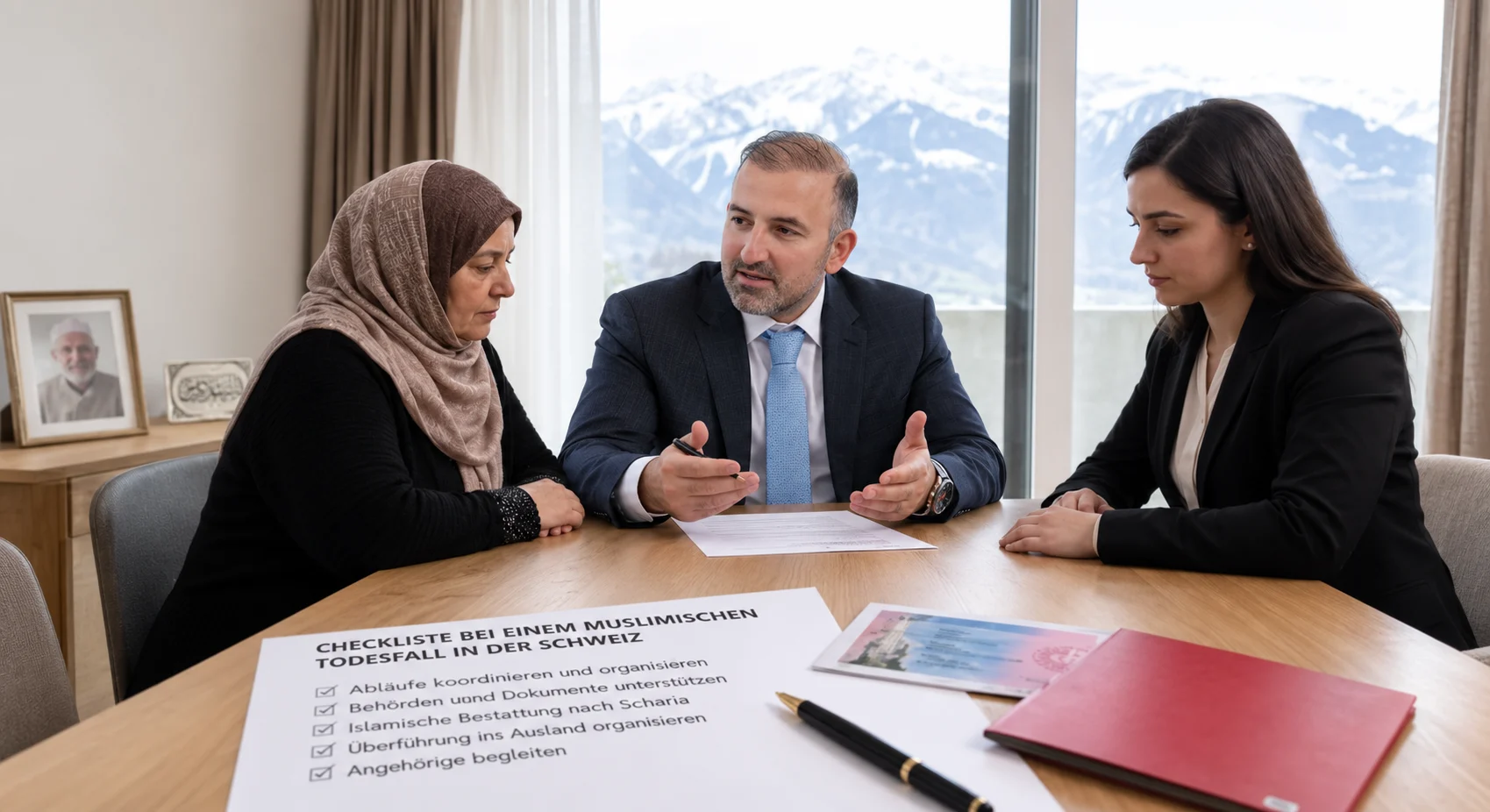 Checkliste bei einem muslimischen Todesfall in der Schweiz
