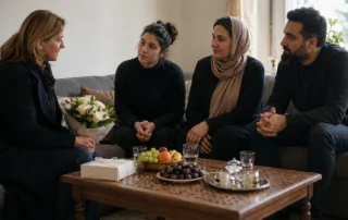 Muslimische Beerdigung in der Schweiz – Kondolenzbesuch bei einer muslimischen Familie