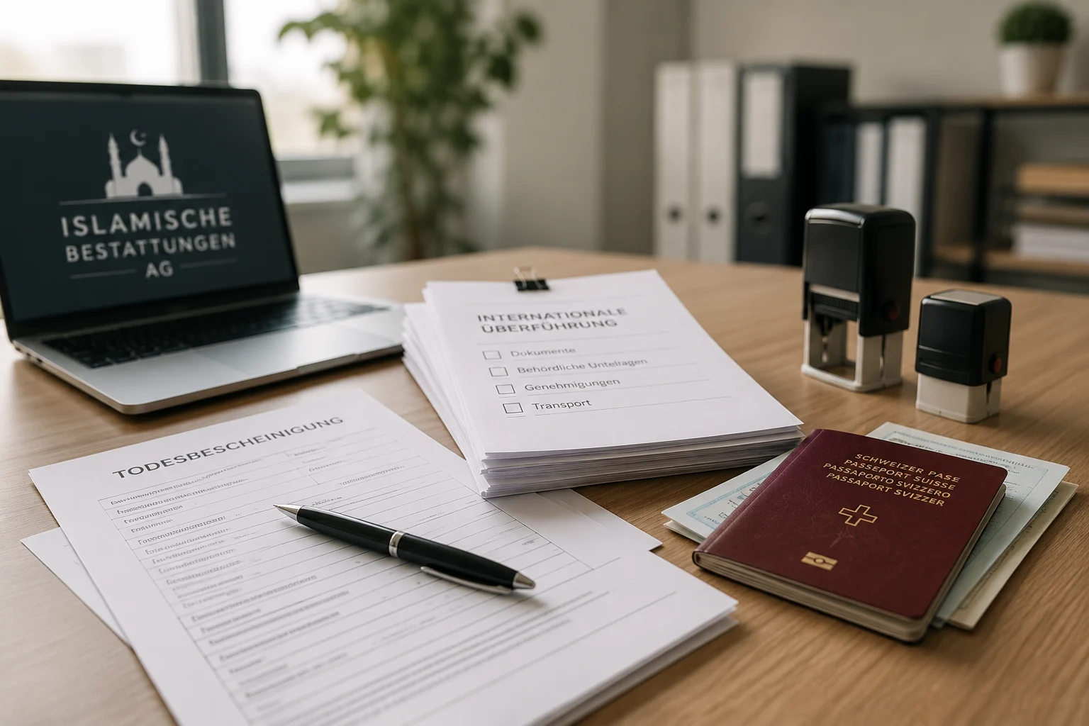 Documents pour un rapatriement international depuis la Suisse